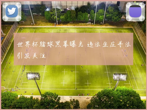 世界杯赌球黑幕曝光 违法坐庄手法引发关注
